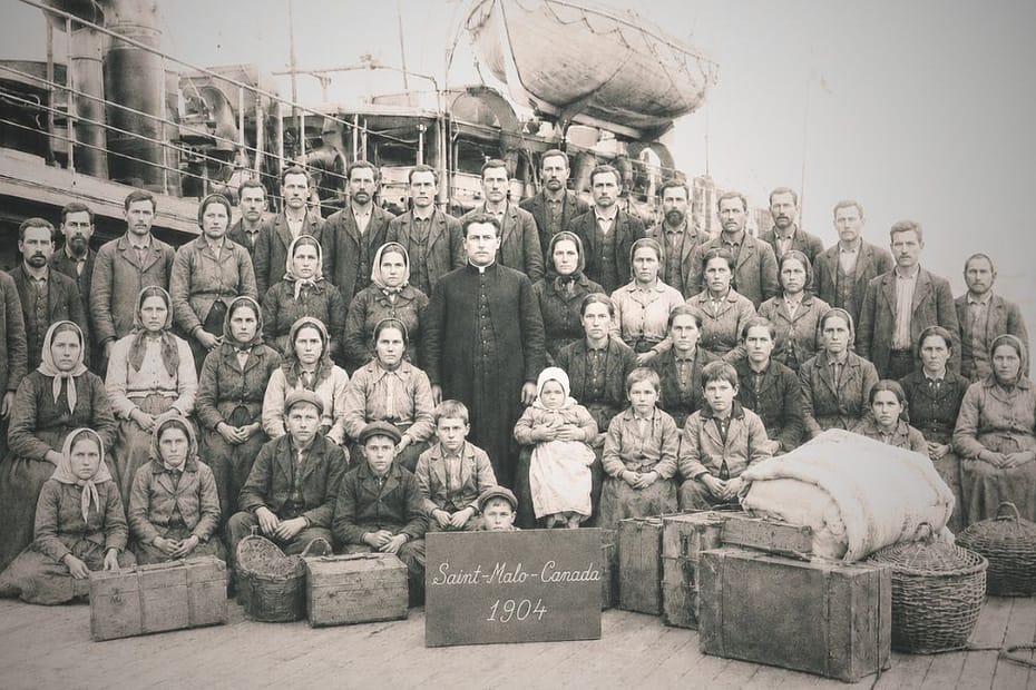 départ de Saint-Malo en 1904
