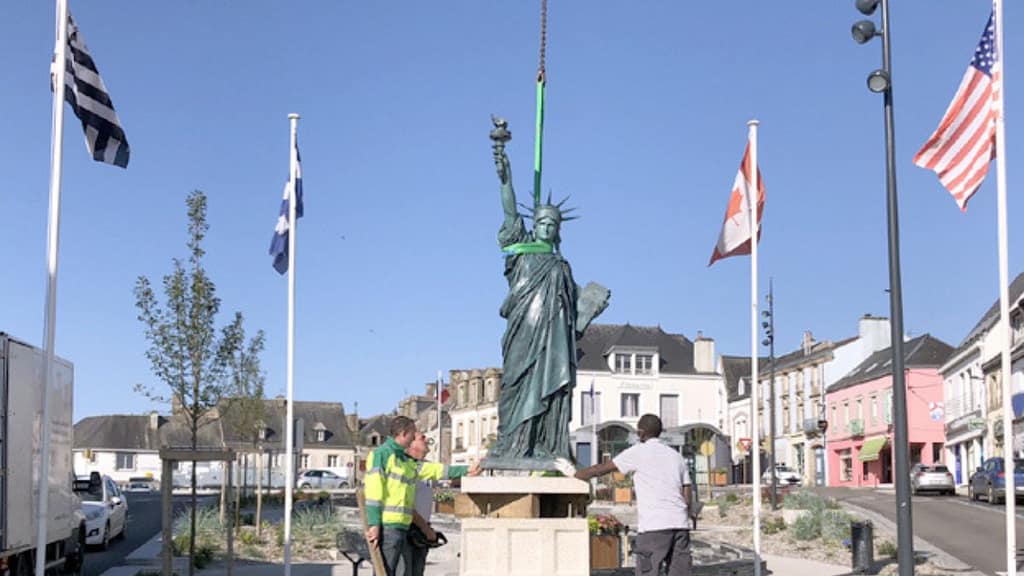 statue de la liberté à Gourin