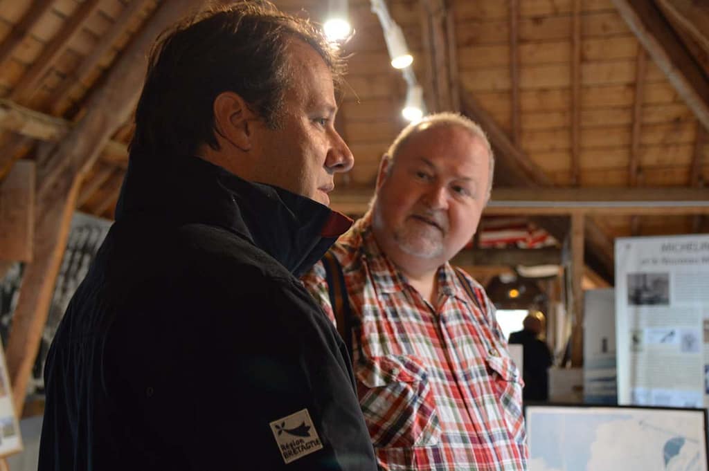 Visite du président de la région Bretagne Loig-Chenais-Girard