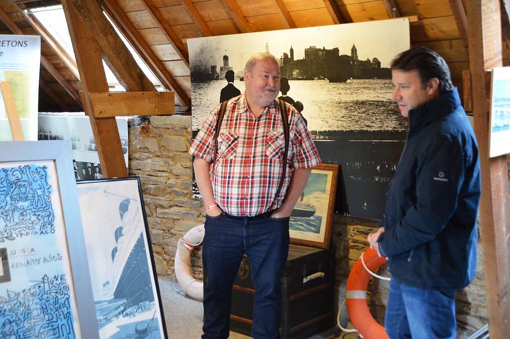 Visite du président de la région Bretagne Loig-Chenais-Girard