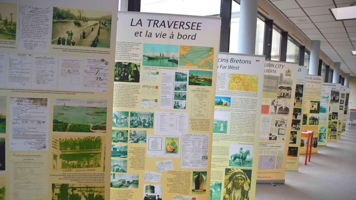 Ces Bretons d’Amérique » installée au lycée Joseph-Loth