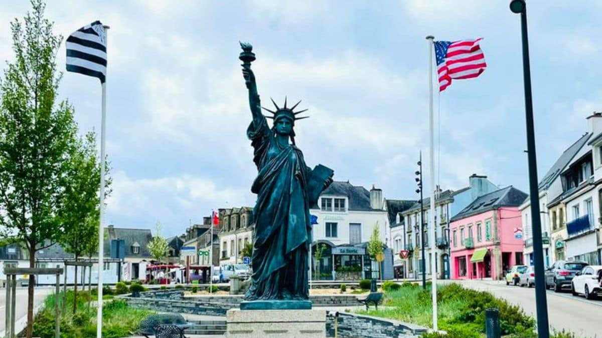 Programme de l’inauguration de la statue de la Liberté de Gourin