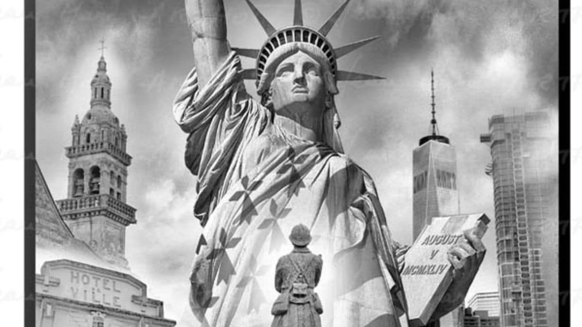 La nouvelle statue de la Liberté de Gourin a été inaugurée dimanche 6 août 2023