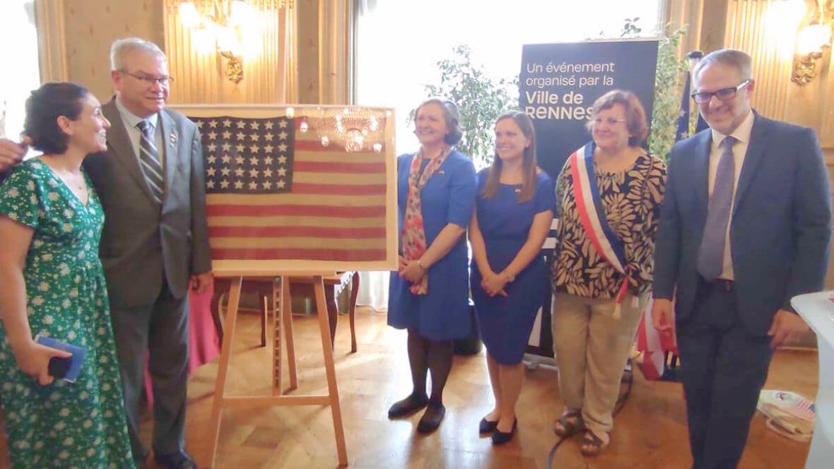 Rennes : célébration du 248e anniversaire de l’Indépendance des États-Unis