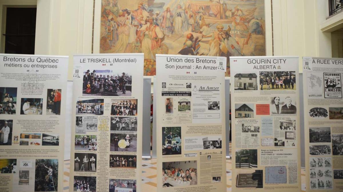 Gourin. Une exposition de Bretagne TransAmerica à Lorient