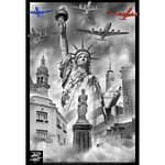 affiche libération statue de la liberté