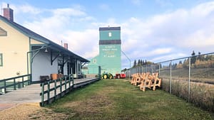 élévateur à grains de Saint-Albert en Alberta