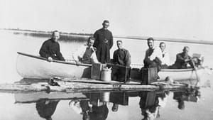 missionnaires oblats sur la lac la biche