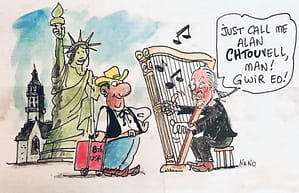 Statue de la Liberté croquée par Nono