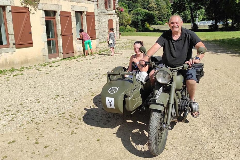 ballade en véhicule militaire