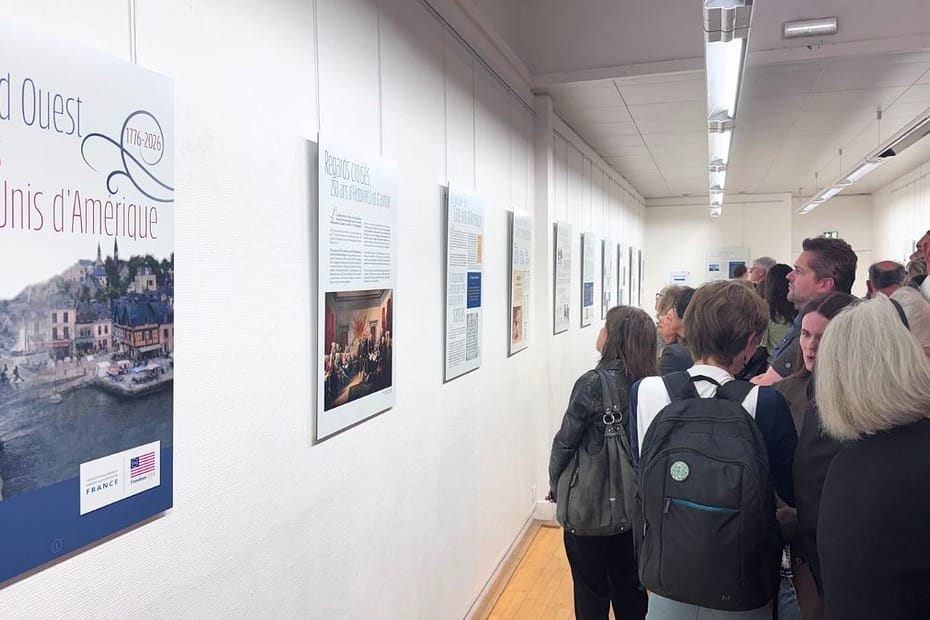 vernissage de l'exposition "Le Grand Ouest et les Etats-Unis d'Aérique"