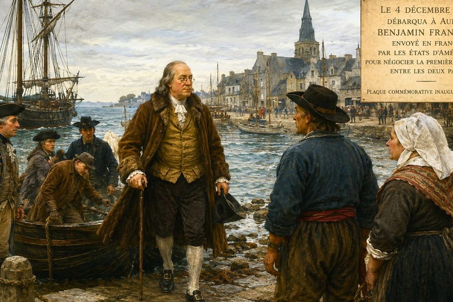 Benjamin Franklin à Auray